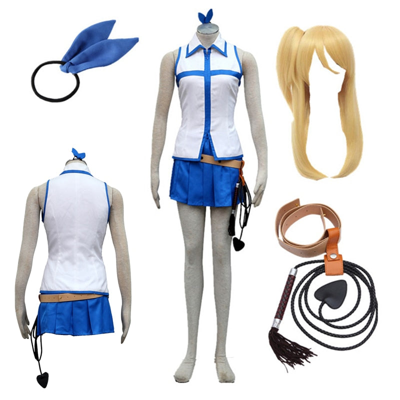 Anime Fairy Lucy Tail Lucy Heartfilia Leather Whip Cosplay