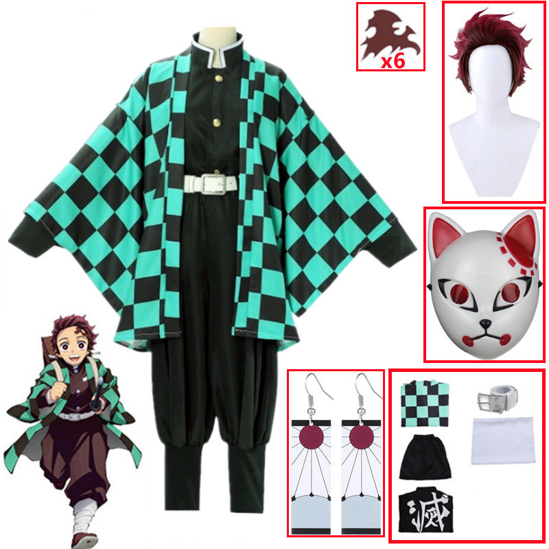 Cheap Anime Tokyo Revengers Mikey Green Kimono Shorts Manjiro Sano Cosplay  Costume Summer Yukata Cardigan Kawaii Pajamas Party Wear