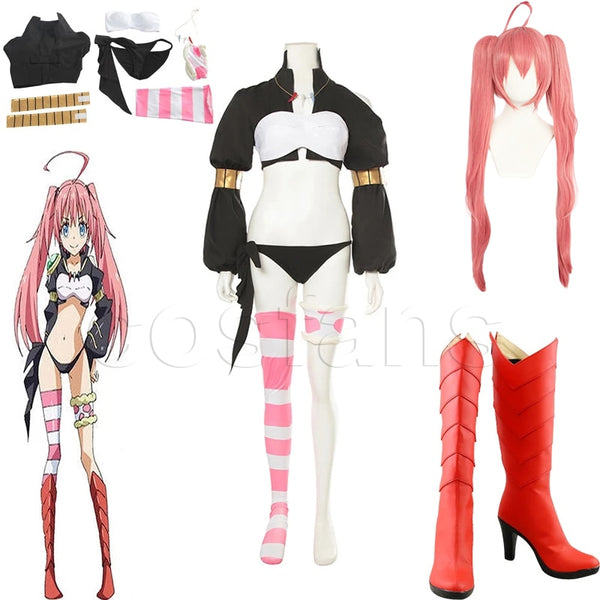 Silmeme Milimim Cosplay Costume That Time oh I Got Reincarnateded as a Slimeme Anime Halloween Cosplay Costume Tenseiei shitarara Slimeme Dattata