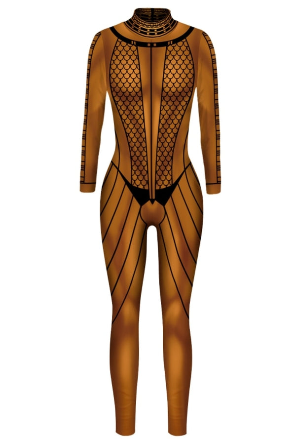 3D Printer The Cosplay Mummy 2 Costumes Female Woman Anck Su Namun Superhero Zentai Suit