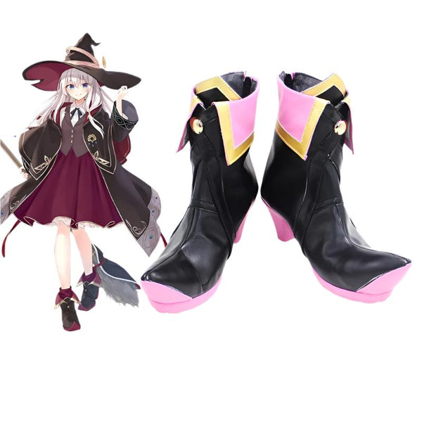 Anime Mangaga Wanderinging Witchch The a Journey of Elainana Cosplay Shoes Boots wigs Elainana Costume Women Magic a Girls Suit Fancy Halloween