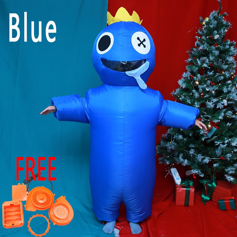 Kids Rainbow Friends Inflatable Costume Girls Blue Red Disfraz Inflable  Mascot Game Boys Halloween Carnival Cosplay Clothing - AliExpress