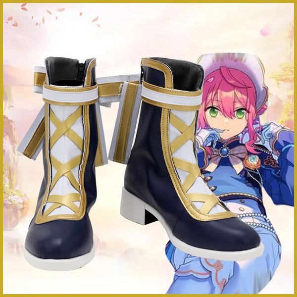 Ensemble Stars Tomoe Hiyori Cosplay Stiefel PU Schuhe Halloween Cosplay Prop nach Maß