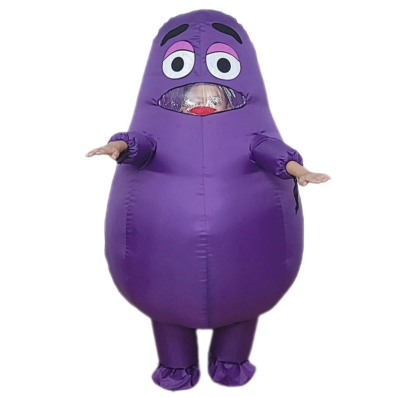 Grimace Costume for Kids Adult Grimaces Birthday Gameboy Halloween Cos ...