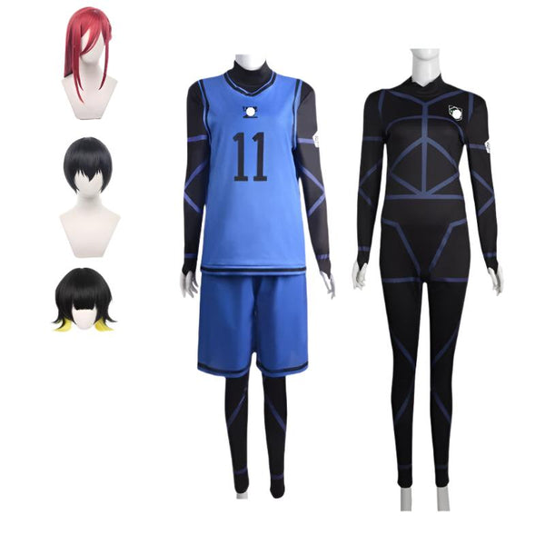 Blues Cosplay Locks Costume Isagigi Yoichihi Chigiriri Bachirara Rensukeke Kunigamimi 4 8 9 Football Soccer a Training a Football Clubs Sportswear