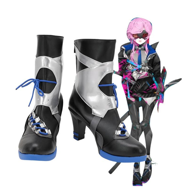 VTuber Hololive Yugiri Lily Cosplay Stiefel PU Schuhe Halloween Cosplay Prop nach Maß