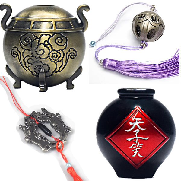 Wine Jar Censer Bell Grandmaster of Demonic Cultivation Halloween Cosplay Wei Wuxian Arms Couple Pendant Mo Dao Zu Shi Prop