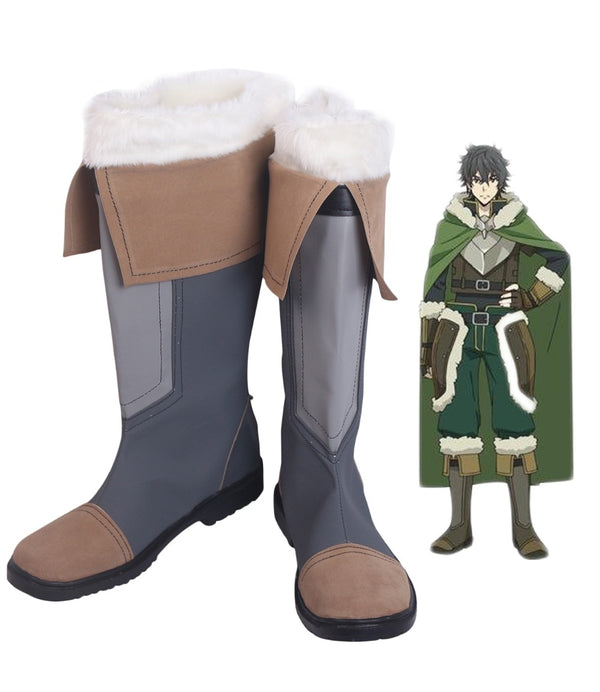 The Rising oh the Shield Hero Naofumimi Iwatanini Cosplay Boots Shoes Custom Made Any Size