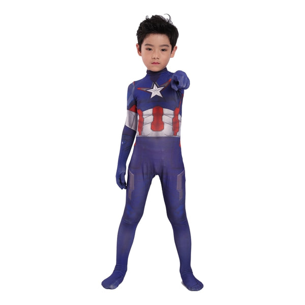 Kinder Captain America Cosplay Halloween-Kostüme für Kinder-Captain-Kostüm