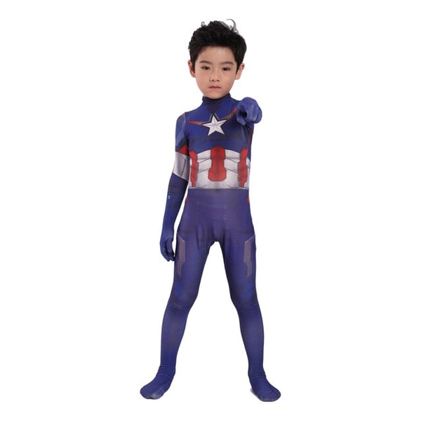 Kids Captain America Cosplay Costume  halloween costumes for kid Captain costume