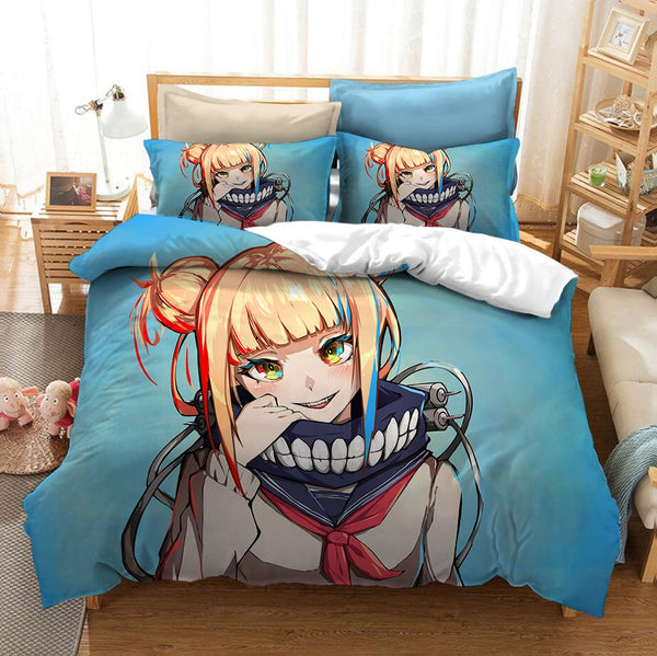 Japan Anime My Hero A Academia 3D Printed Bedding Set Duvet Covers Pillowcases Comforter Bedding Set Bedclothes Bed Linen 05