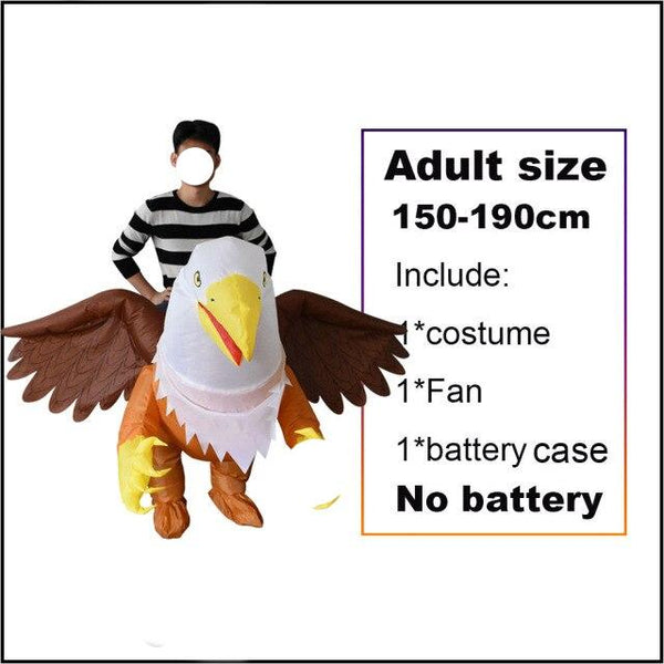 Griffon Inflated Garment Halloween Cosplay Costume Men Adult Eagle Bird Dress Up Carnival Party Role Play Disfraz Walking Mascot