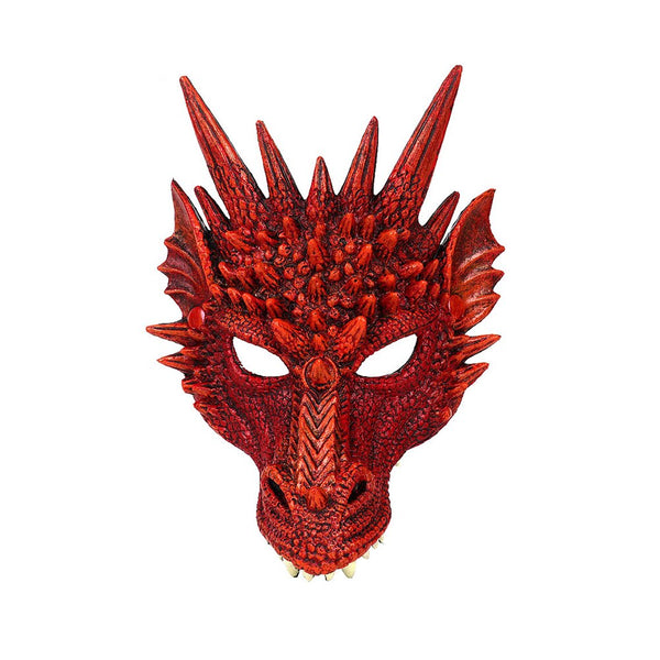 2020 Mardi Gras 3D PU Foamed Animal Loong Chinese Dragon Halloween Carnival Party Christmas Costume Cosplay Mask