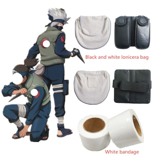 Anime cosplay Kunaiai Holster Bag White bandage comic cosplay Halloween Cosplay