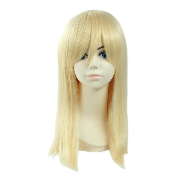 Attack Titan Krista Lenz Christa Short Blonde Kyojin Renz Heat Resistant Synthetic Hair Cosplay Wig