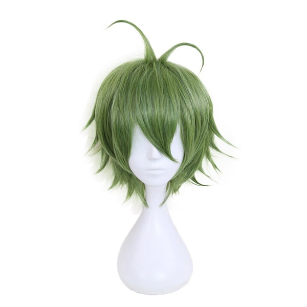 Anime Danganronpapa Rantaroro Amamimi Rantarouou Green Short Wig Cosplay Costume Dangans Ronpas V3 Synthetic Hair Party Wigs