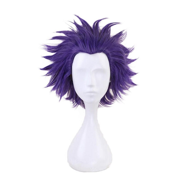 Bokuku no Shinsouou Hitoshihi Shinsoso Wig Cosplay Costume My Hero A Academiaia Short Purple Wigs Synthetic Hair+Wig Cap