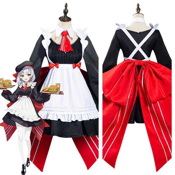 Anime Genshing and Impacts xKFC Noellele Maid Dress Cosplay Costume Halloween Carnival Suit