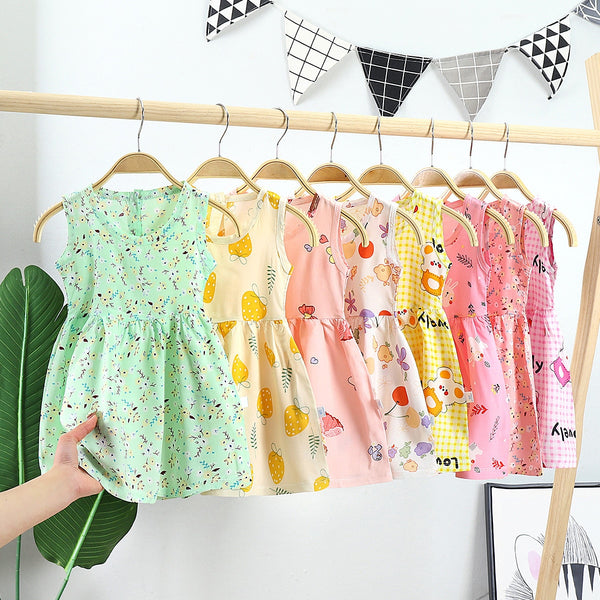 3 Stil Baby Mädchen Kleid 2021 Sommer Niedlichen Cartoon Baby Prinzessin Geburtstag Party Mesh Kleider Kostüm Kleinkind Kleinkind Kinder Kleidung