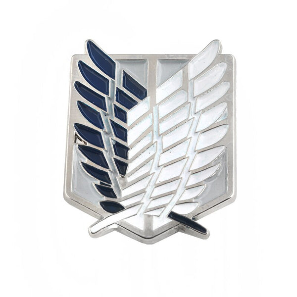 Attack Titan Enamel Pins Brooches Women Men Cosplay Jewelry Investigation Corps Alan Wings of Freedom Lapel Denim Shirt Gift