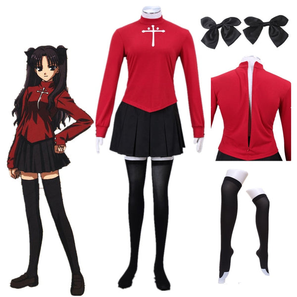 Fatete Stay a Night Tohsakaka Rinn Cosplay Women's clothing Costume Halloween