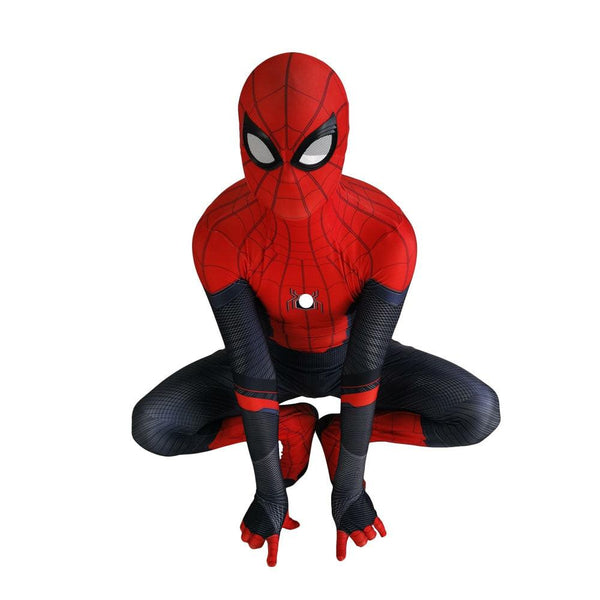 Adult/Kids Far From my Home Peter oh Parker Cosplay Costume Zentai Halloween Costume SuperHero Bodysuit Jumpsuit