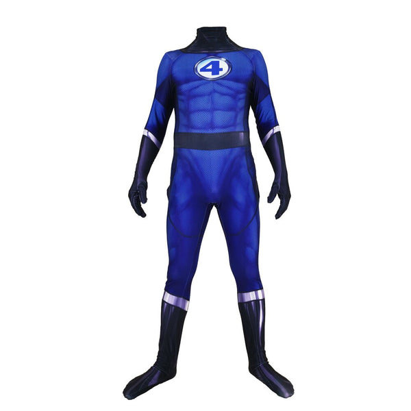 Fantasticic Four 4 Suit Cosplay Costume Zentai Bodysuit Suit Superhero Halloween Jumpsuits