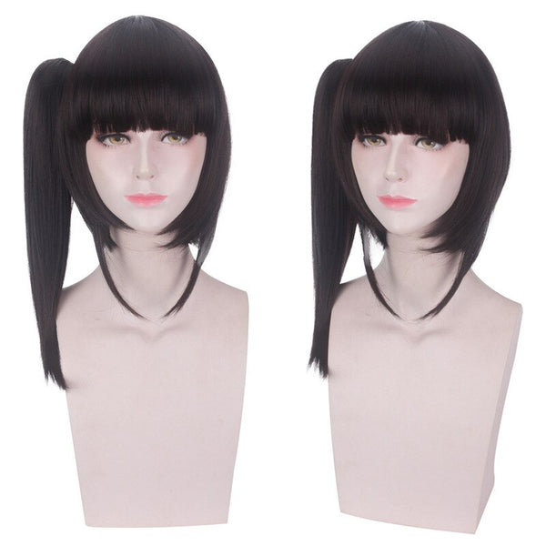 Anime Demon S Slayerer Tsuyuriri Kanaoao Cosplay Wigs 30cm Short Heat Resistant Synthetic Hair