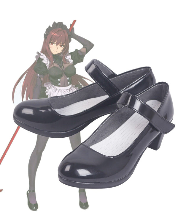 Fatete Grandnd Order FGOs Lancerer Scathachch Maids Cosplay Shoes Boots Custom Made