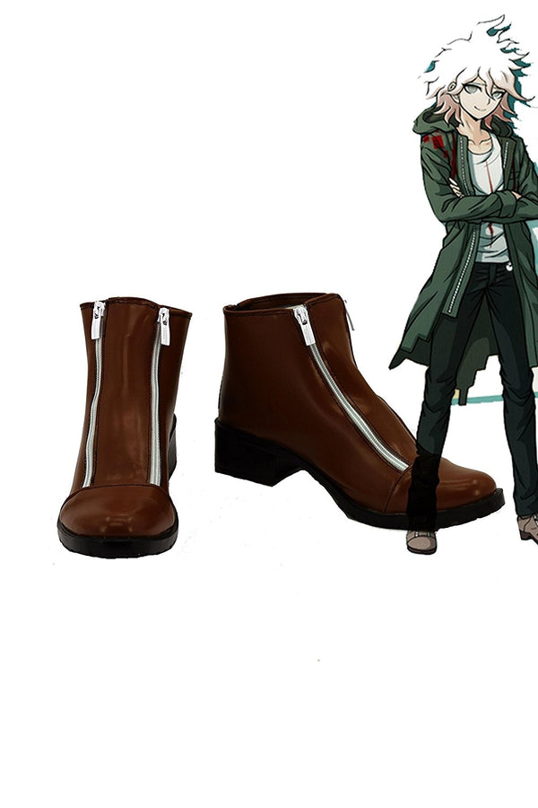 Game Danganronpa Nagito Komaeda Cosplay Shoes Boots Custom Made