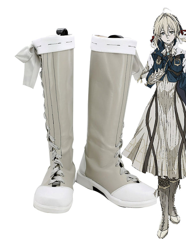 Violet Evergarden Violet Cosplay Schuhe Stiefel nach Maß eine Größe