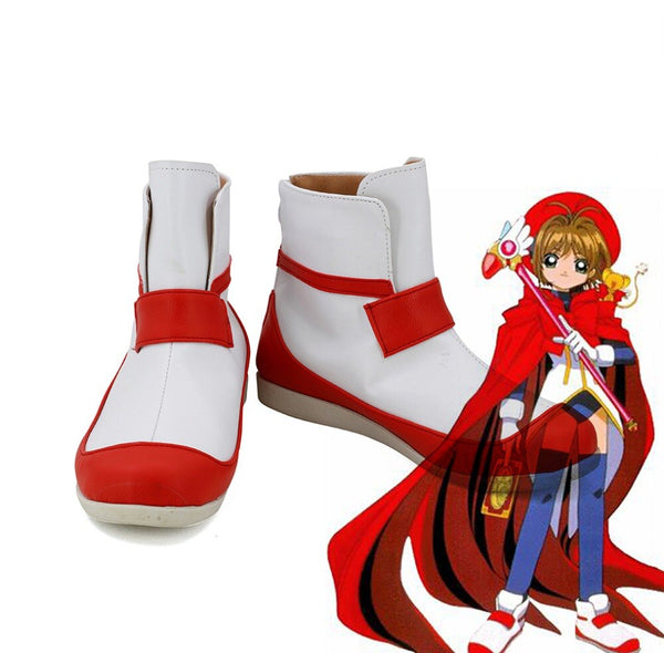 Cardcaptoror Sakurara Kinomototo Sakurara Cosplay Shoes Boots Custom Made