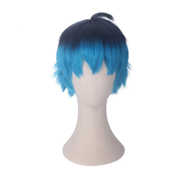 Luka Couffaine Cosplay Perücke Kurz Schwarzes Blaues Haar Cosplay Anime Cosplay Hitzebeständige Synthetische Perücken Halloween Cosplay Für Männer