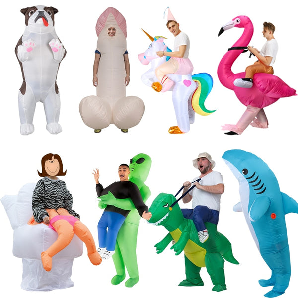 Adult Inflatable Dinosaurs Costume Kid Alienen Sumomo Bears Halloween Christmas Party Cosplay Costumes