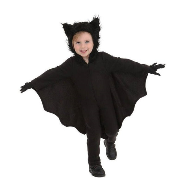 2021 New Kids Vampire Bat Cosplay Costume Boy Girl Halloween/Carnival Anime Superhero Hooded Party Suit