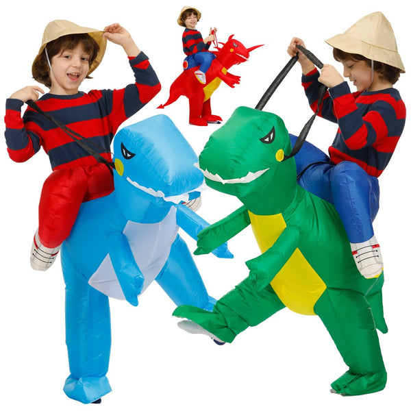 Baby Kinder Purim Party Cosplay Kostüme Tier Kind Kostüm Anzug Anime Aufblasbare Dinosaurier Kostüm Jungen Mädchen Kostüm 60-160 cm