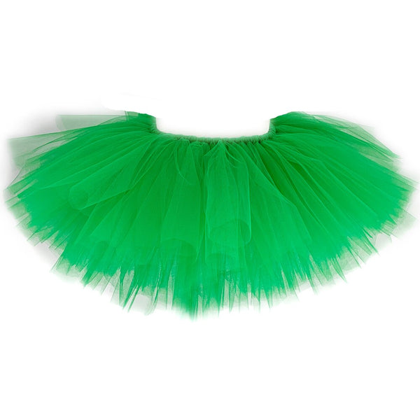 Green Tutu Skirt Fluffy Children Ballet Dance Tutu Kids Skirts for Girls Pettiskirt Princess Birthday Party Tulle Girls Skirts