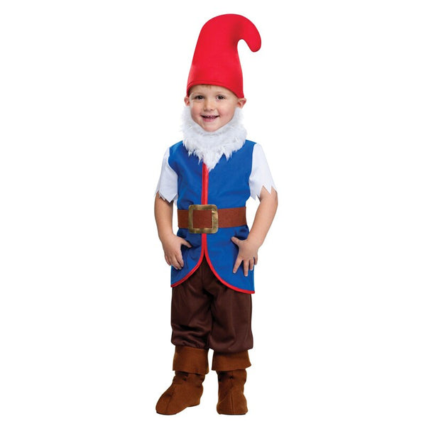 Snailify Kleinkind Gnome Kostüm für Jungen Weihnachtself Kostüm Märchen Sieben Zwerge Cosplay für Halloween Karneval Purim Party