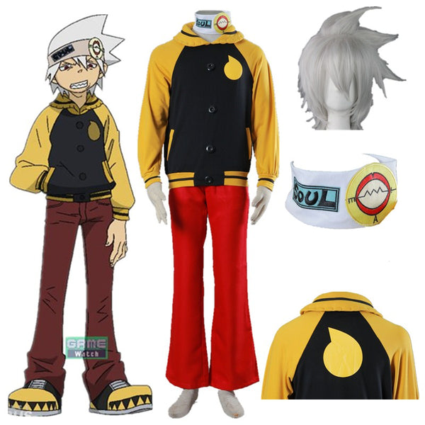 Anime Cosplay Soul Eater Soul Cosplay Perücke Halloween Kostüme Halloween