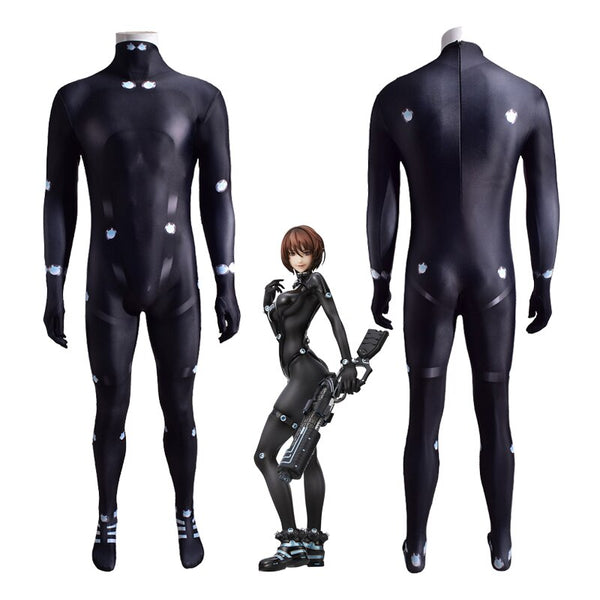 Anime Gantztz Cosplay Costume Zentai Yamasakiki Anzuzu Black Suit One-Piece Bodysuit Adults Kids Digital Printing Jumpsuits