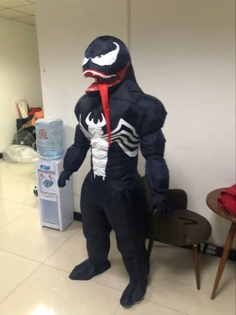 Adult Venom Cosplay Inflatable Costume  Halloween Costumes for Women Men Costume Carnival Party Masquerade