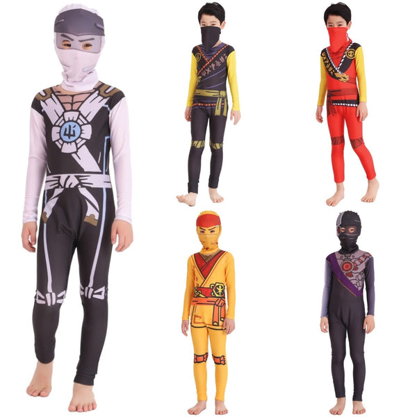 2020 Kaiai a Smith a Jay a Walkers Coles Zanene Lloydyd Senseiei Wu Cosplay Costumes Ninjagogo Halloween Costume for Boy Zentai Anime Costume