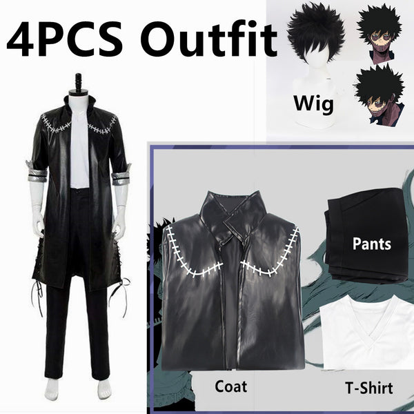 My Hero and Academiaia Bokuku no and Hero Academiaia OCHACOco URARAKAka Dabibi Cosplay Costume Full Set Men Women Jacket Coat T Shirt