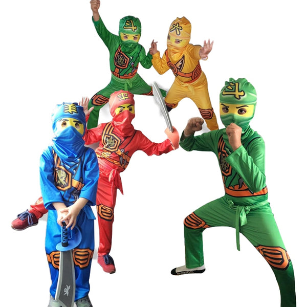 Ninjagogo M Masters S Spinjitzuzu Cosplay costumes Kids wear Halloween Anime Magic boy gatherings