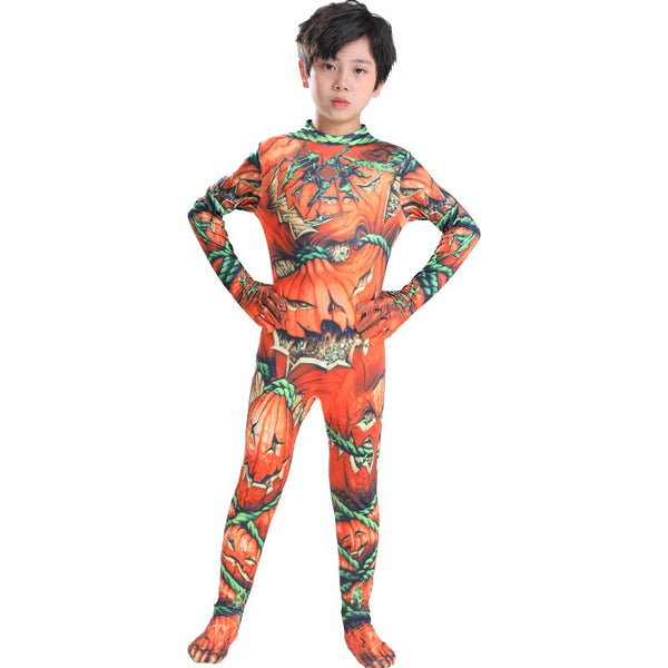 Pumpkin man   Halloween horror costume  Cosplay skull anime Cosplay bodysuit