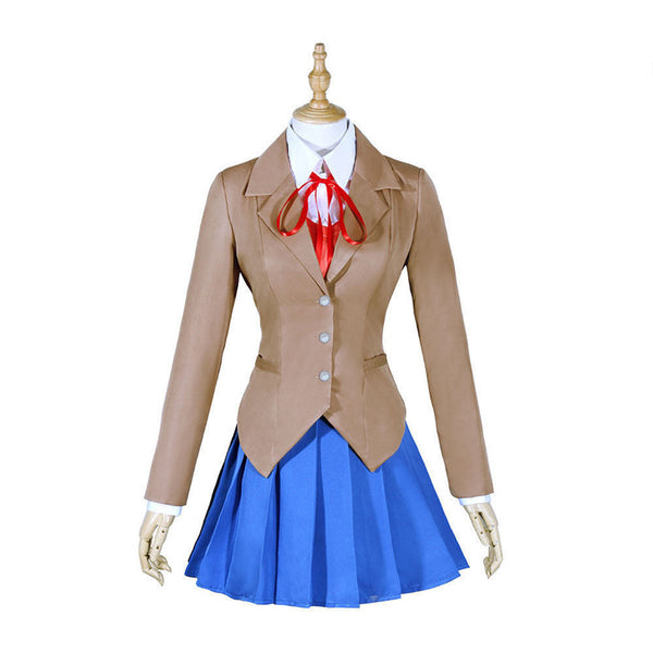 Spiel Doki Doki Literatur Club Monika Cosplay Sayori Yuri Natsuki Cosplay Kostüm Schuluniform Mädchen Frauen Kostüme