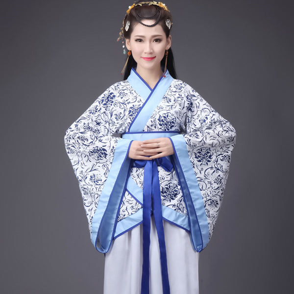 Chinese Traditional New Year Woman Performance Dance Hanfu 14colors Female Party Tang Suit Girls Cheongsam Dress Retro Costumes