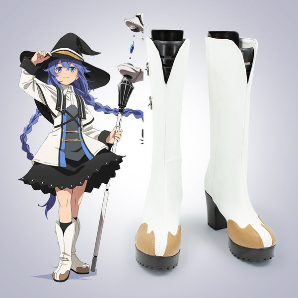 Mushoku Tensei Arbeitslose Reinkarnation Roxy Migurdia Cosplay Schuhe Stiefel Halloween Party Zubehör Kostenloser Versand