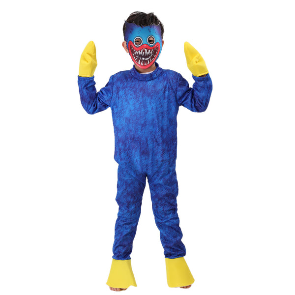 Hugy Wugy Kostüm Mohn Spielzeit Cosplay Spiel Charakter Plüsch Overall Horror Scary Soft Geschenk für Kinder Karneval Party Kleidung