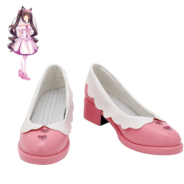 Nekoparara Chocolala Vanillala Shoes Cosplay Women Boots Ver.2